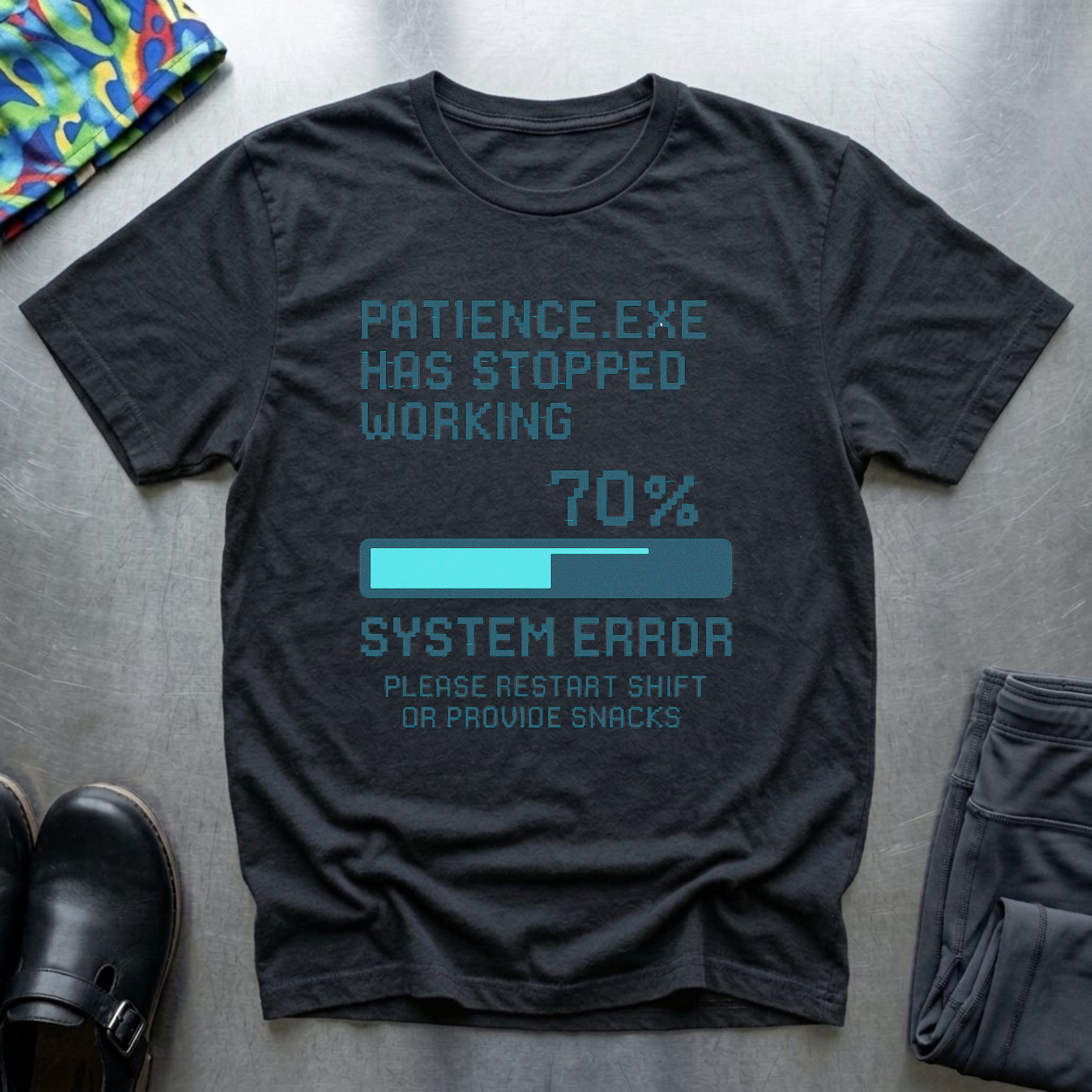 Patience.exe has stopped working T-Shirt