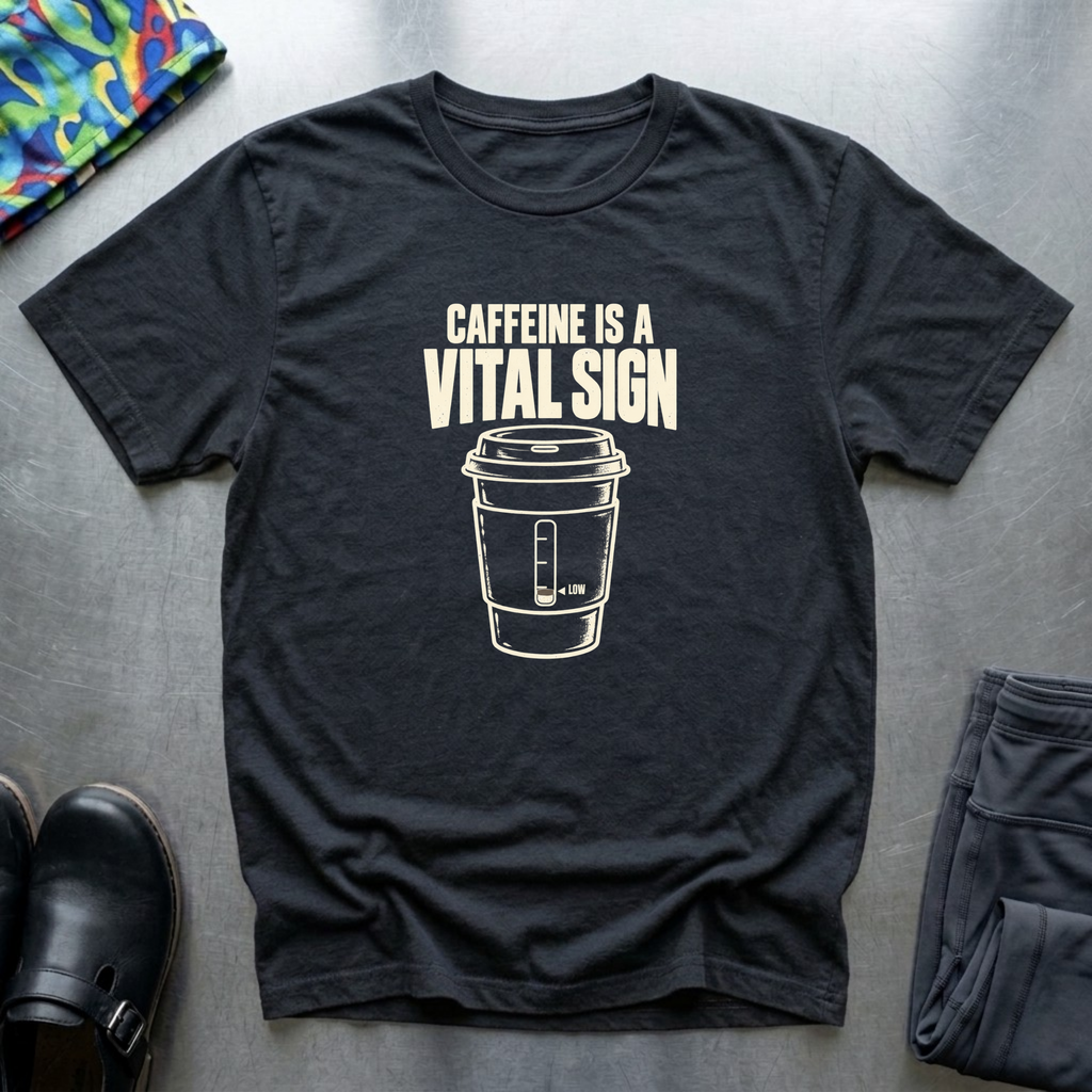 Caffeine is a Vital Sign T-Shirt