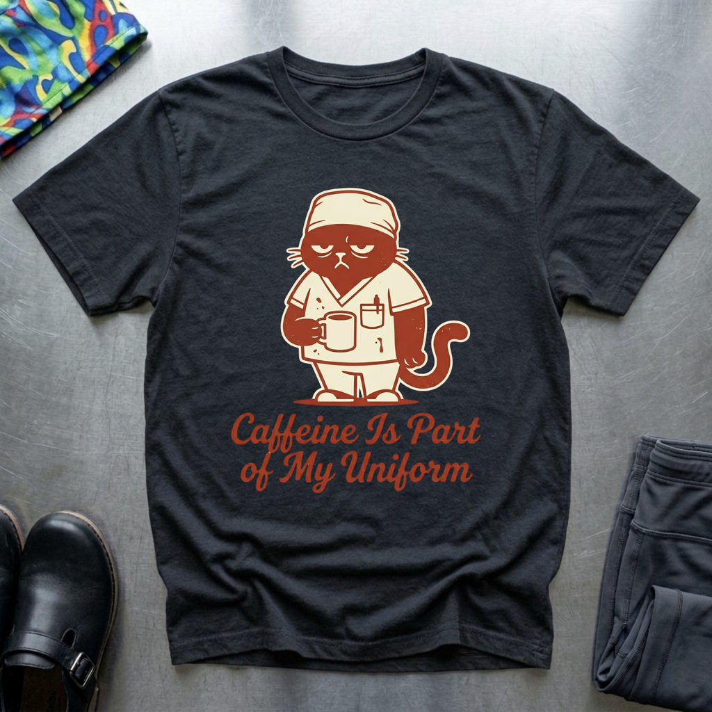 Caffeine Is Part Of My Uniform T-Shirt