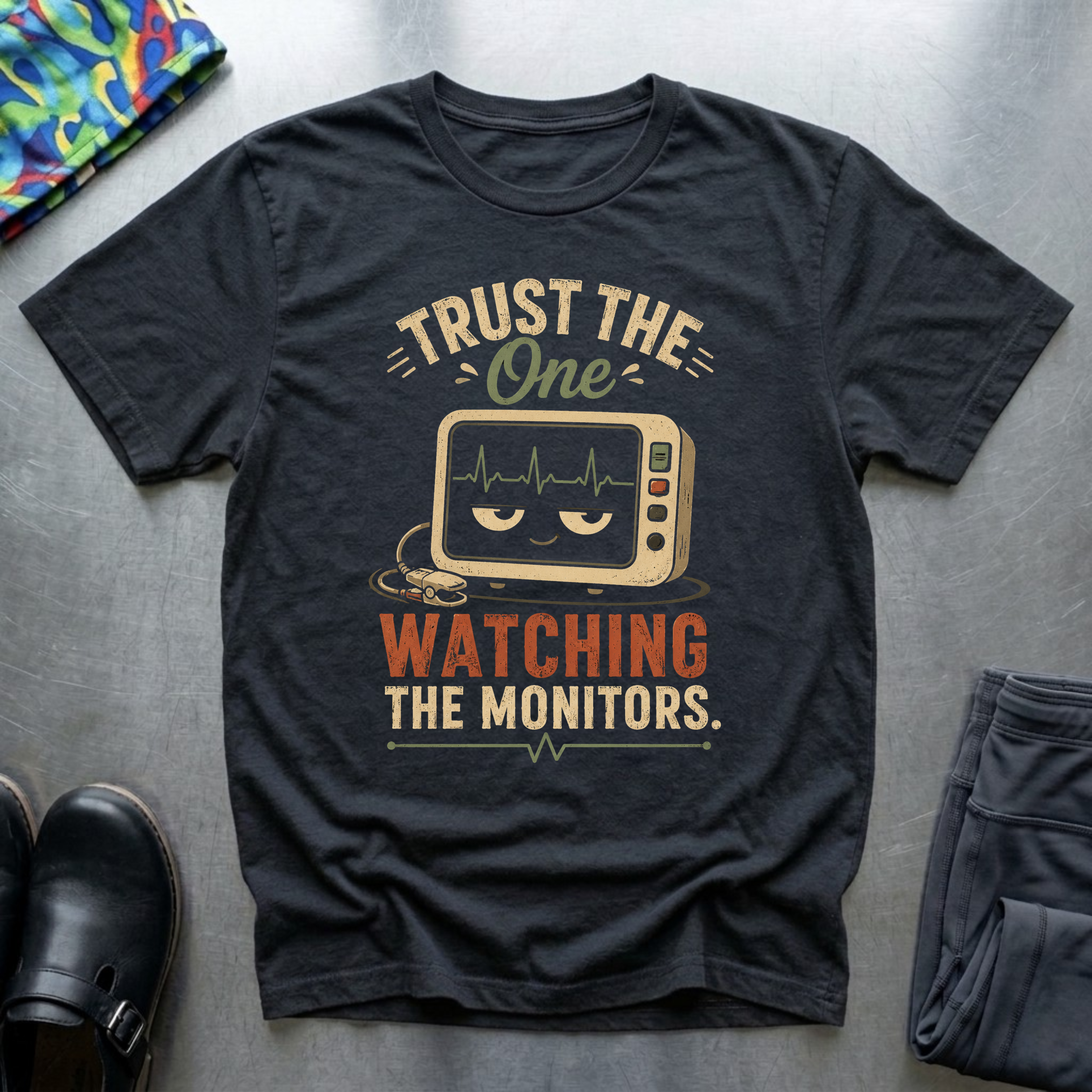 Trust The One Watching The Monitors T-Shirt