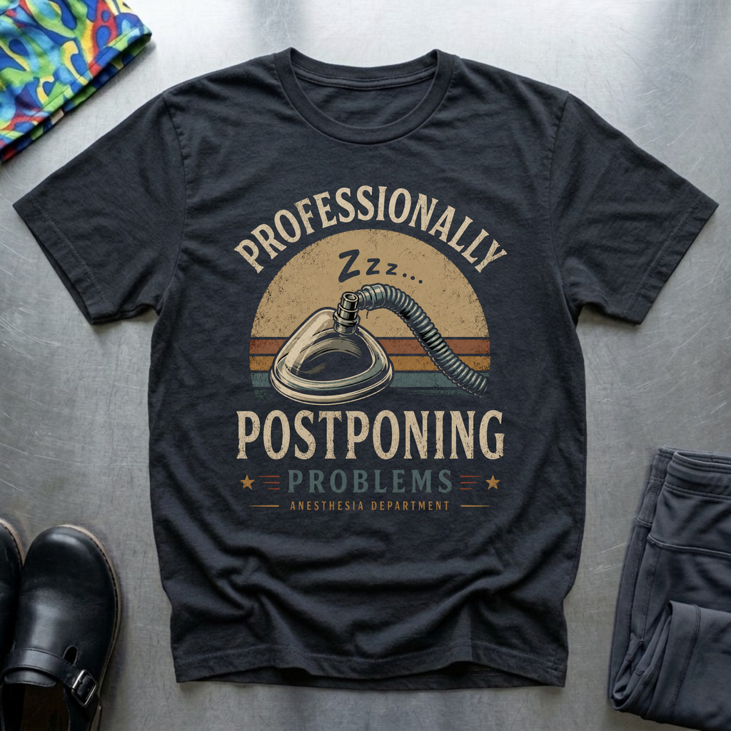 Professionally Postponing Problems T-Shirt