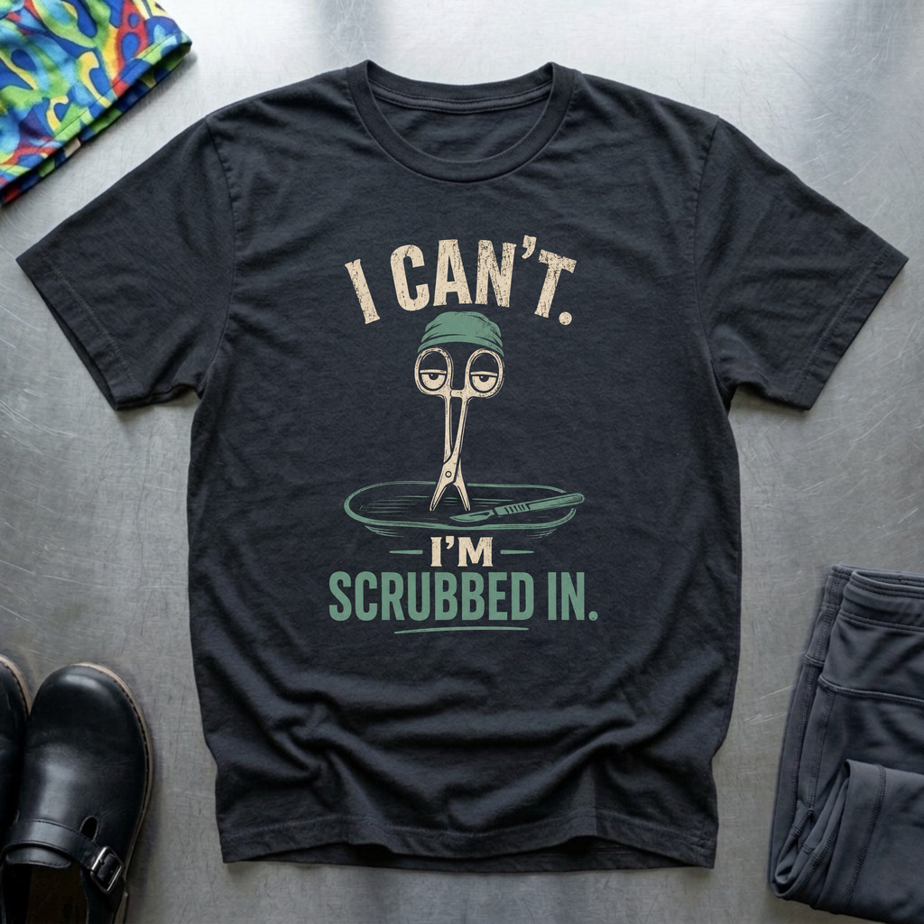 I Can’t, I’m Scrubbed In II T-Shirt