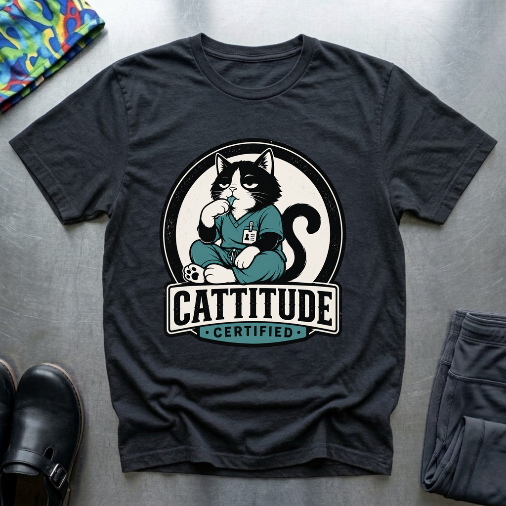 Cattitude Certified T-Shirt