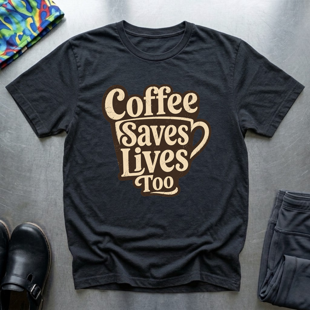 Coffee Saves Lives Too T-Shirt