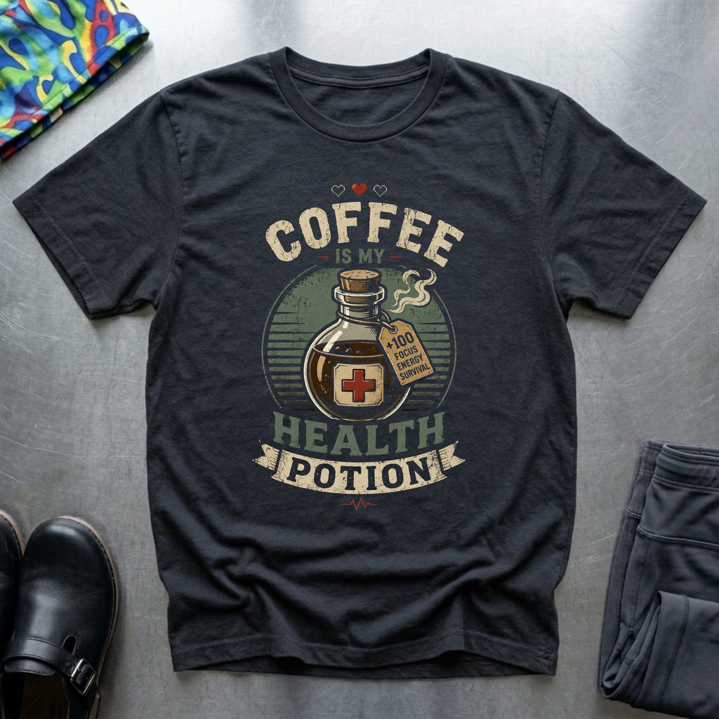 Coffee is My Health Potion T-Shirt