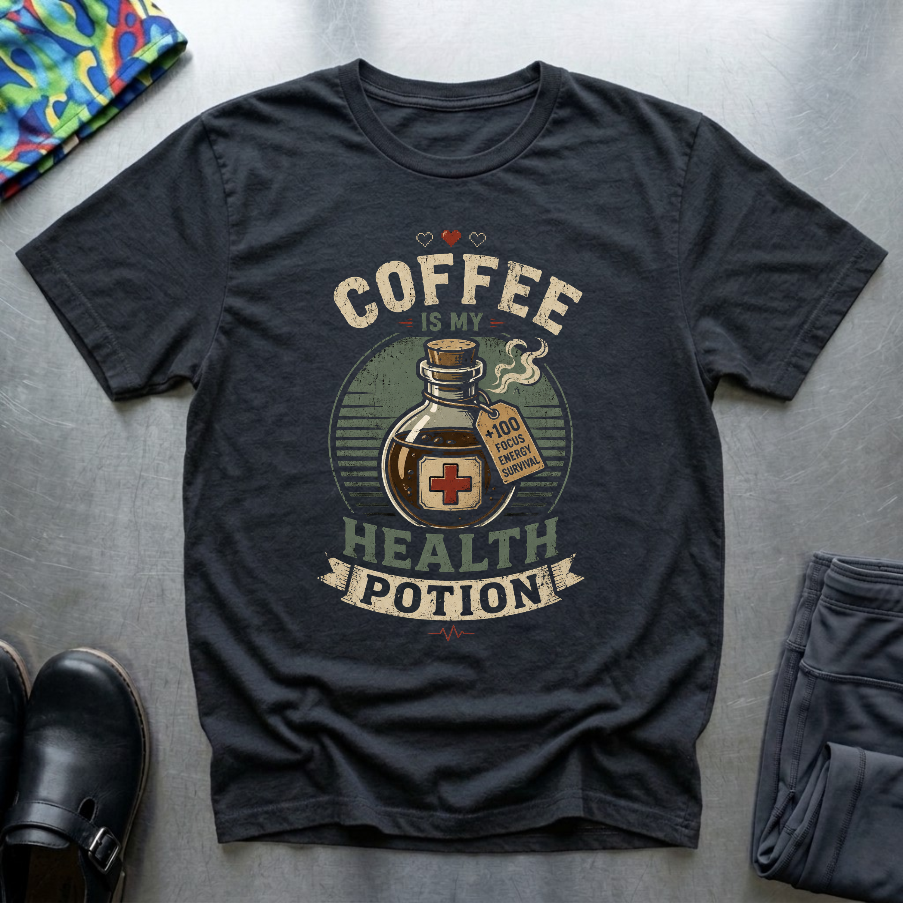 Coffee is My Health Potion T-Shirt