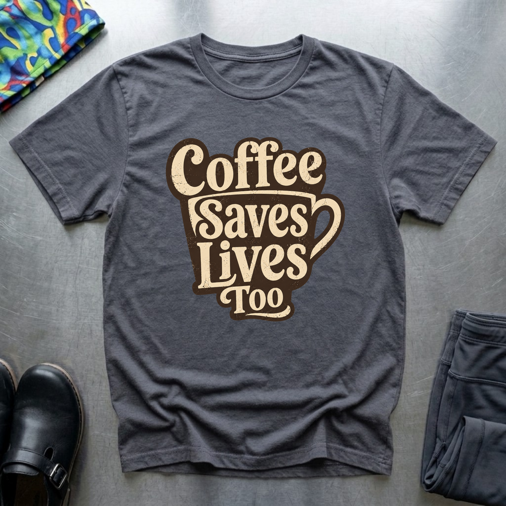 Coffee Saves Lives Too T-Shirt