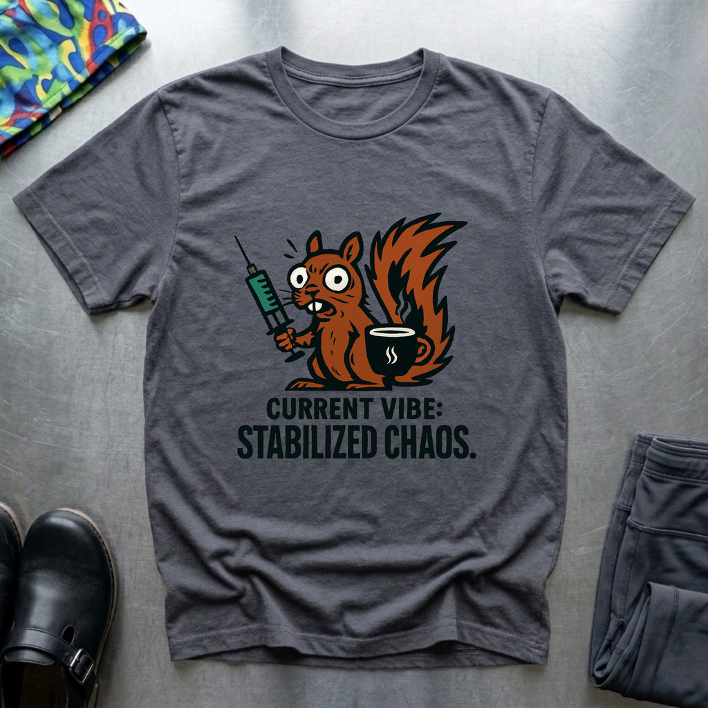 Current vibe: stabilized chaos T-Shirt