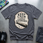 Keep Calm and Count Backwards T-Shirt