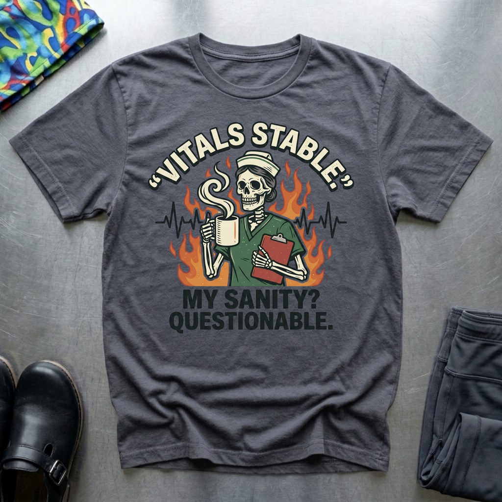 Vitals stable, my sanity? Questionable T-Shirt