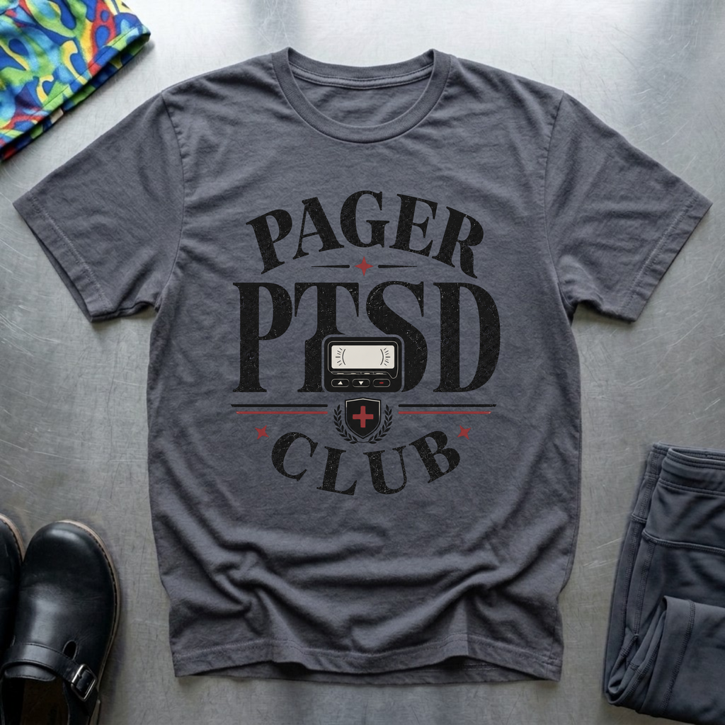 Pager PTSD Club 1 T-Shirt