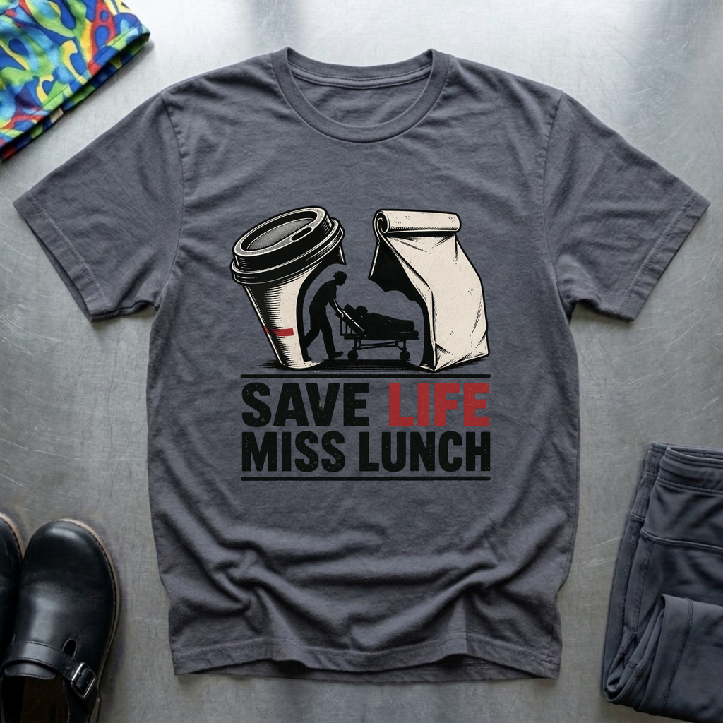 Save Life, Miss Lunch T-Shirt