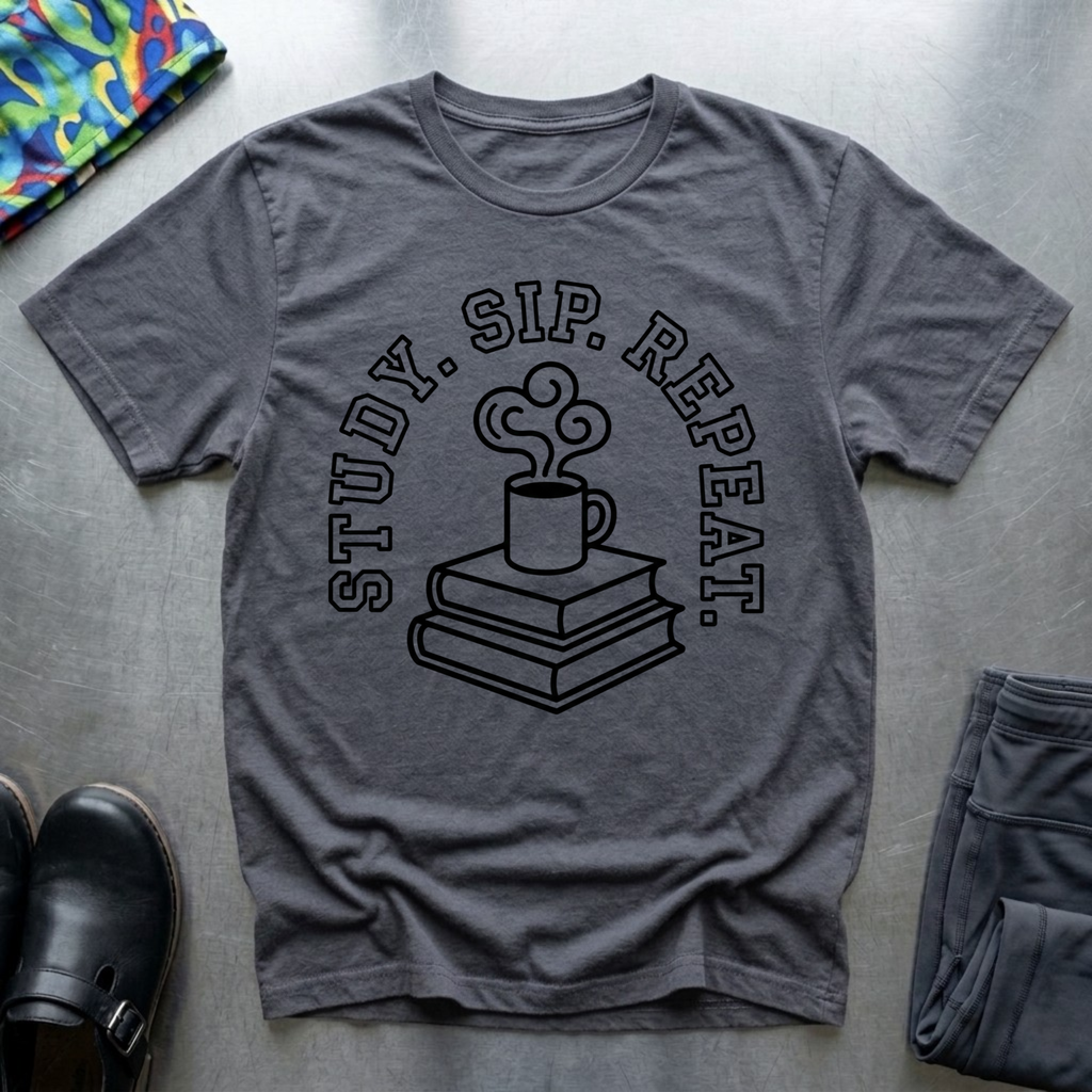 Study.Sip.Repeat T-Shirt