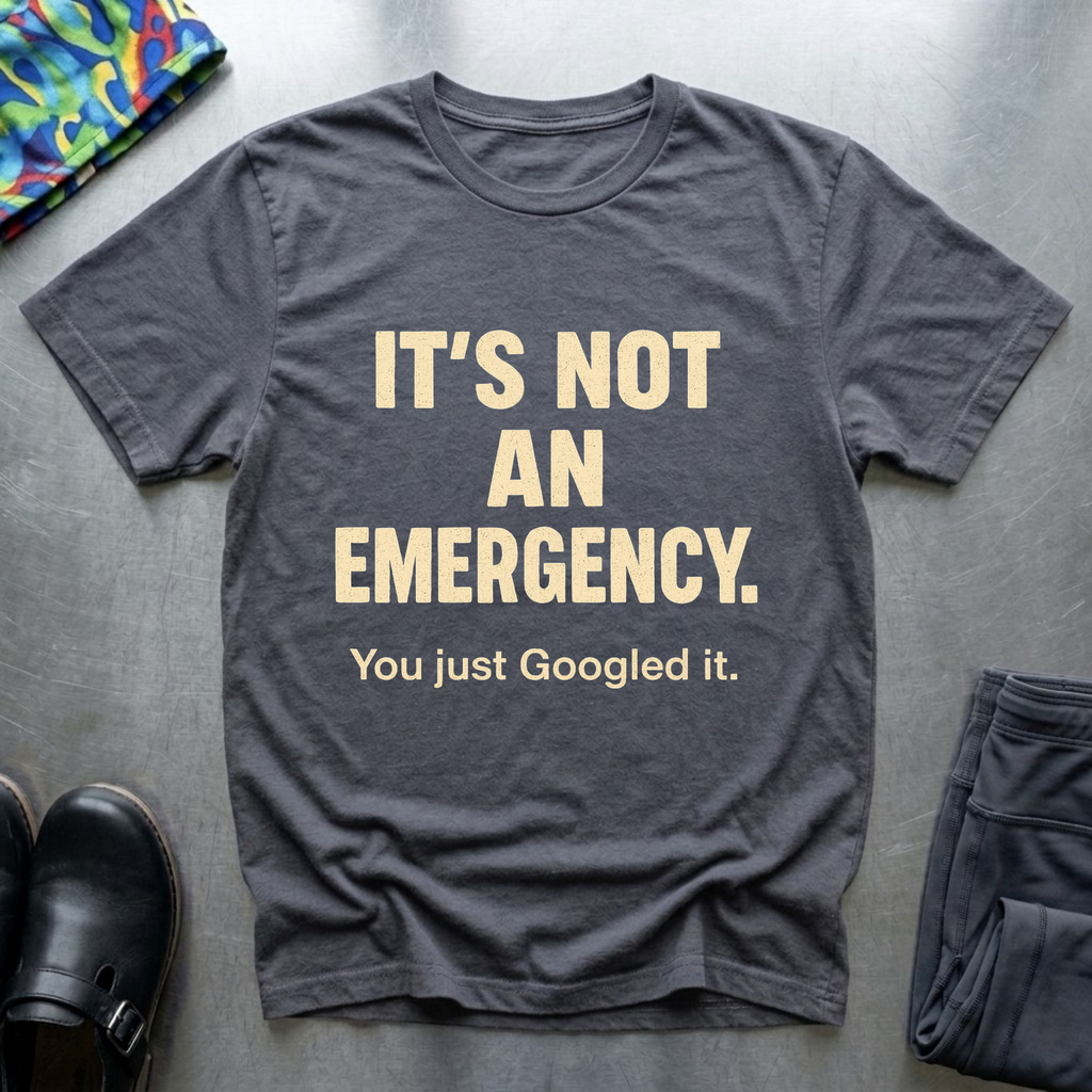 It’s not an emergency, you just googled it T-Shirt