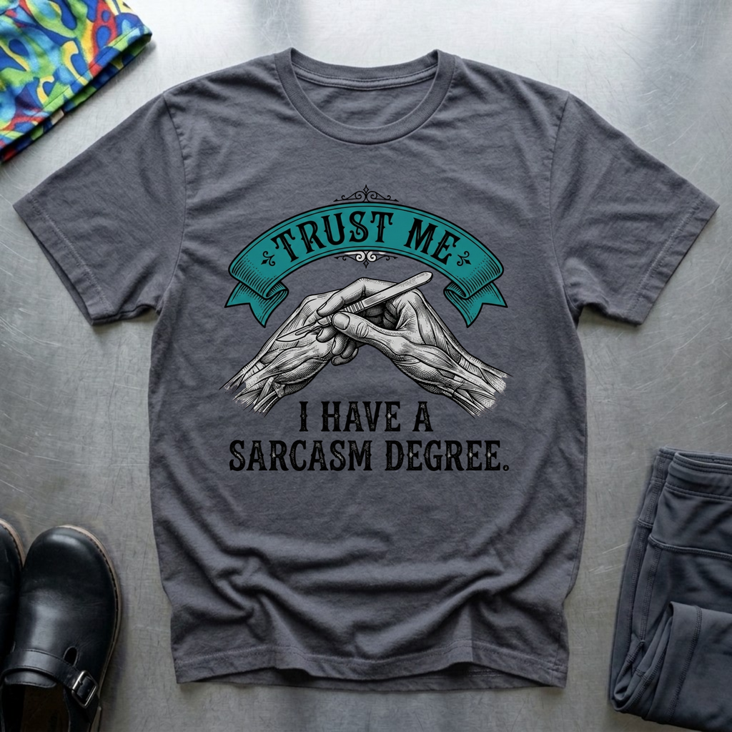 Trust me I have a sarcasm degree T-Shirt