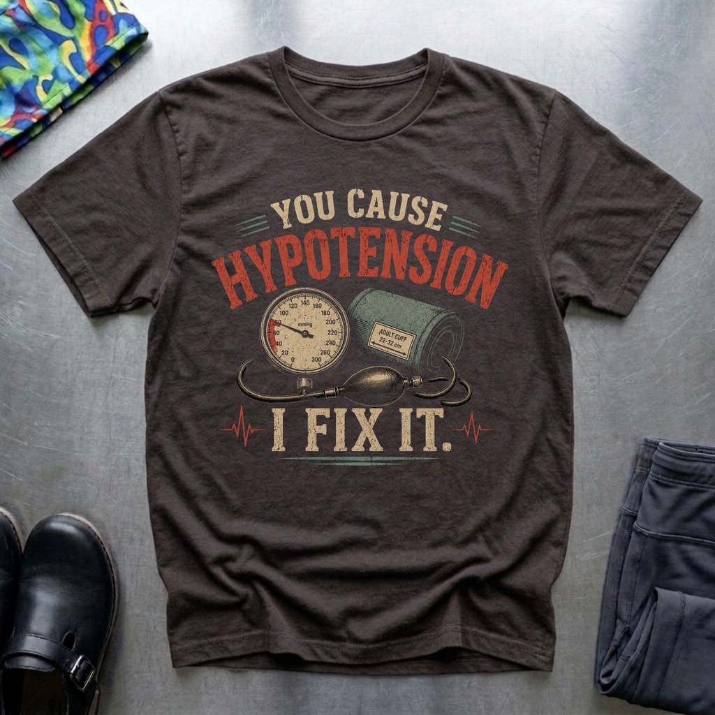 You Cause Hypotension, I Fix It T-Shirt