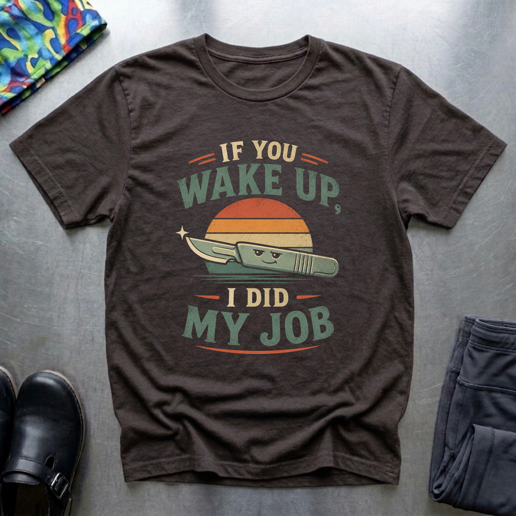 If You Wake Up, I Did My Job T-Shirt