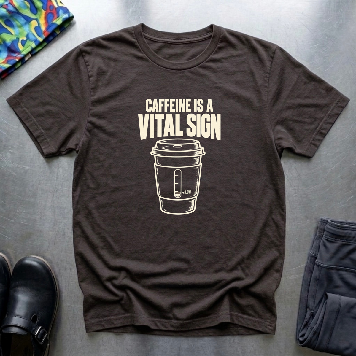 Caffeine is a Vital Sign T-Shirt