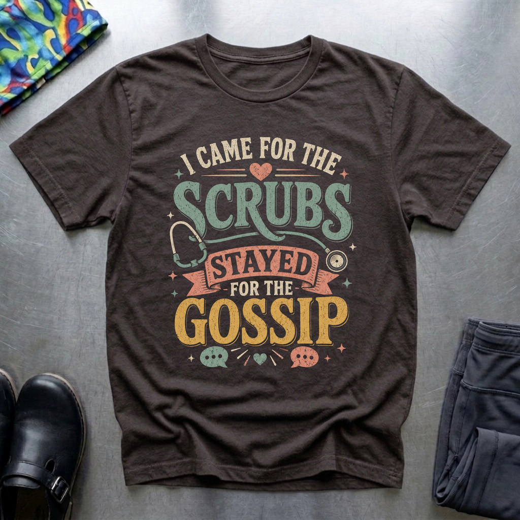 Stayed For The Gossip T-Shirt