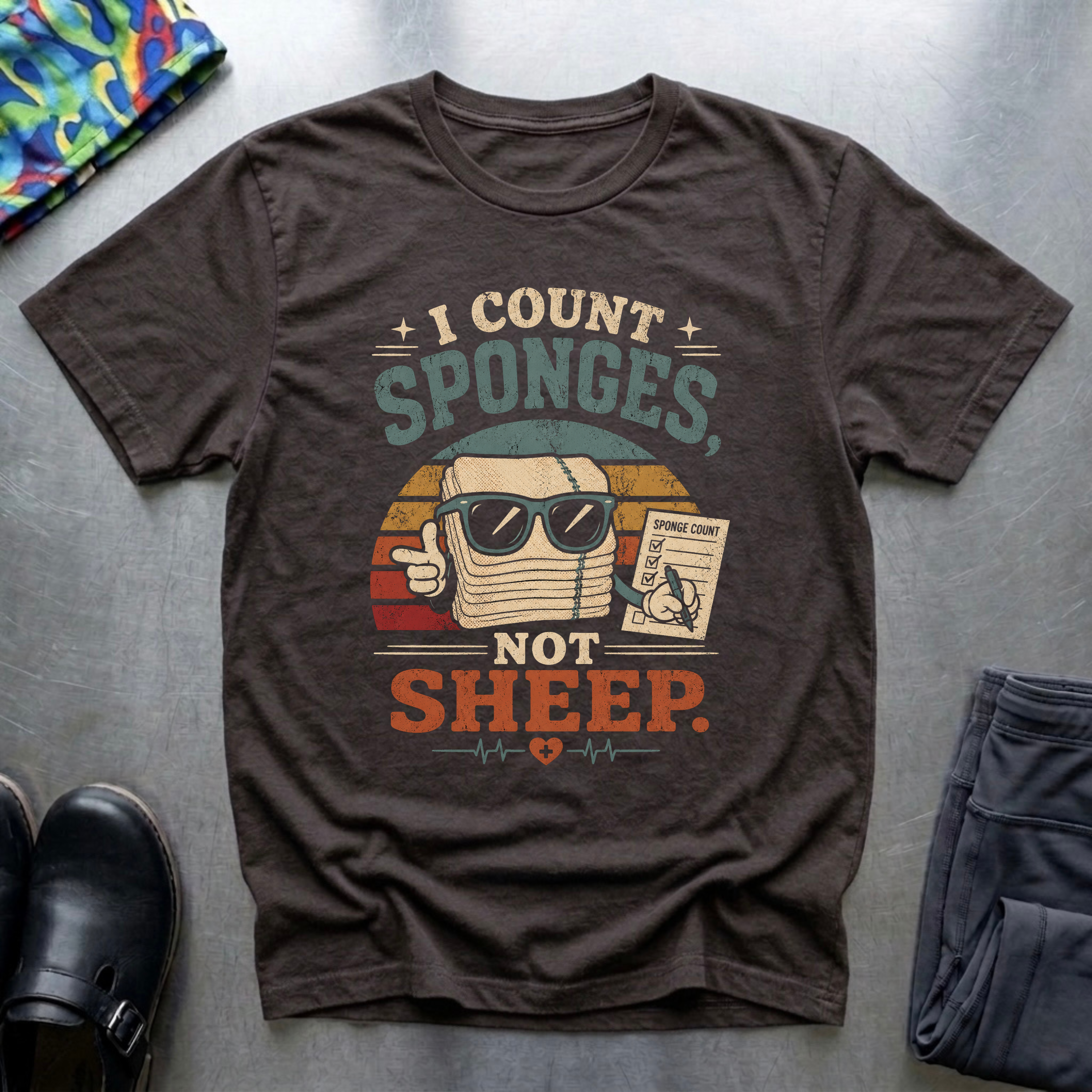 I Count Sponges, Not Sheep T-Shirt