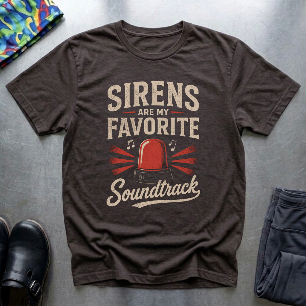 Sirens Are My Favorite Soundtrack T-Shirt