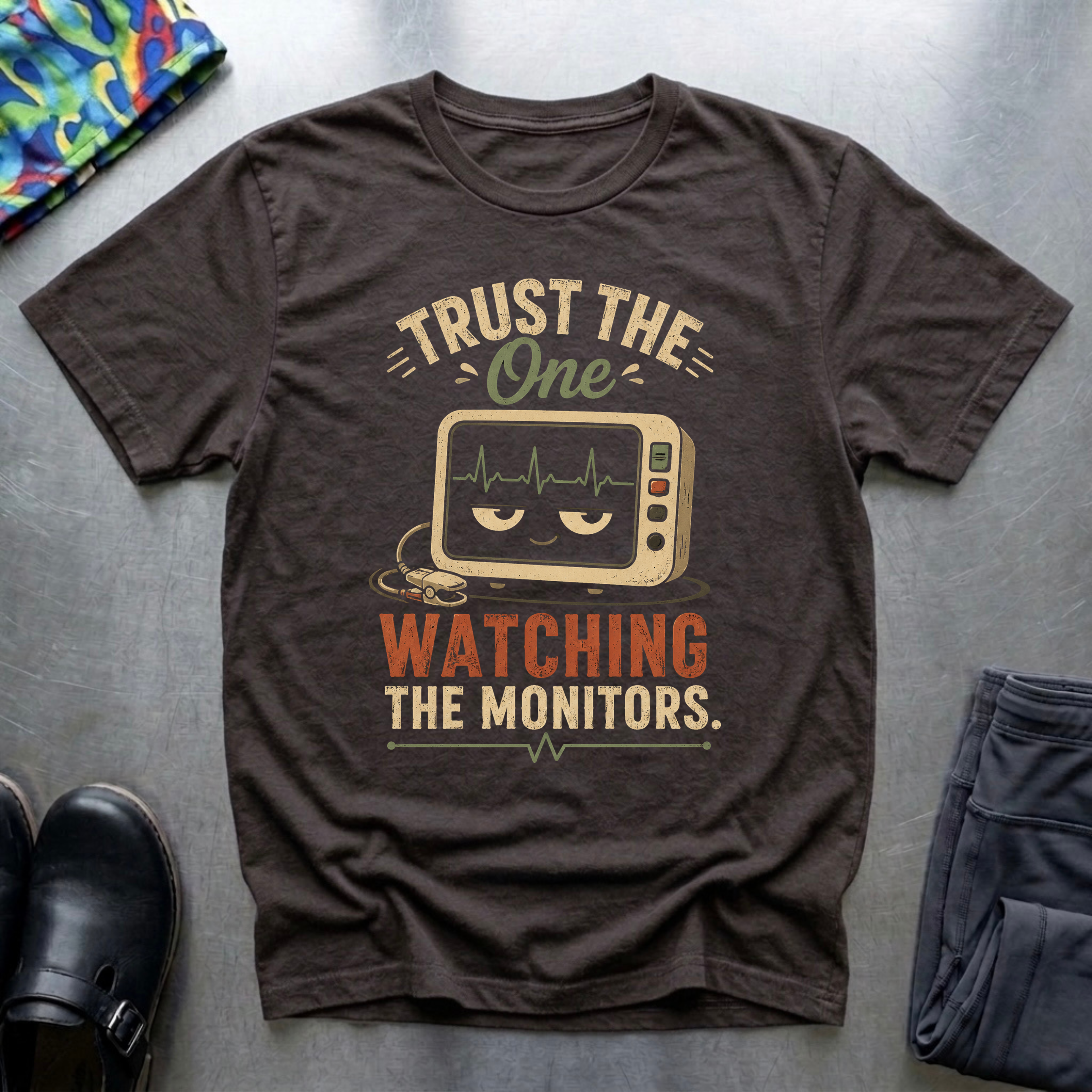 Trust The One Watching The Monitors T-Shirt