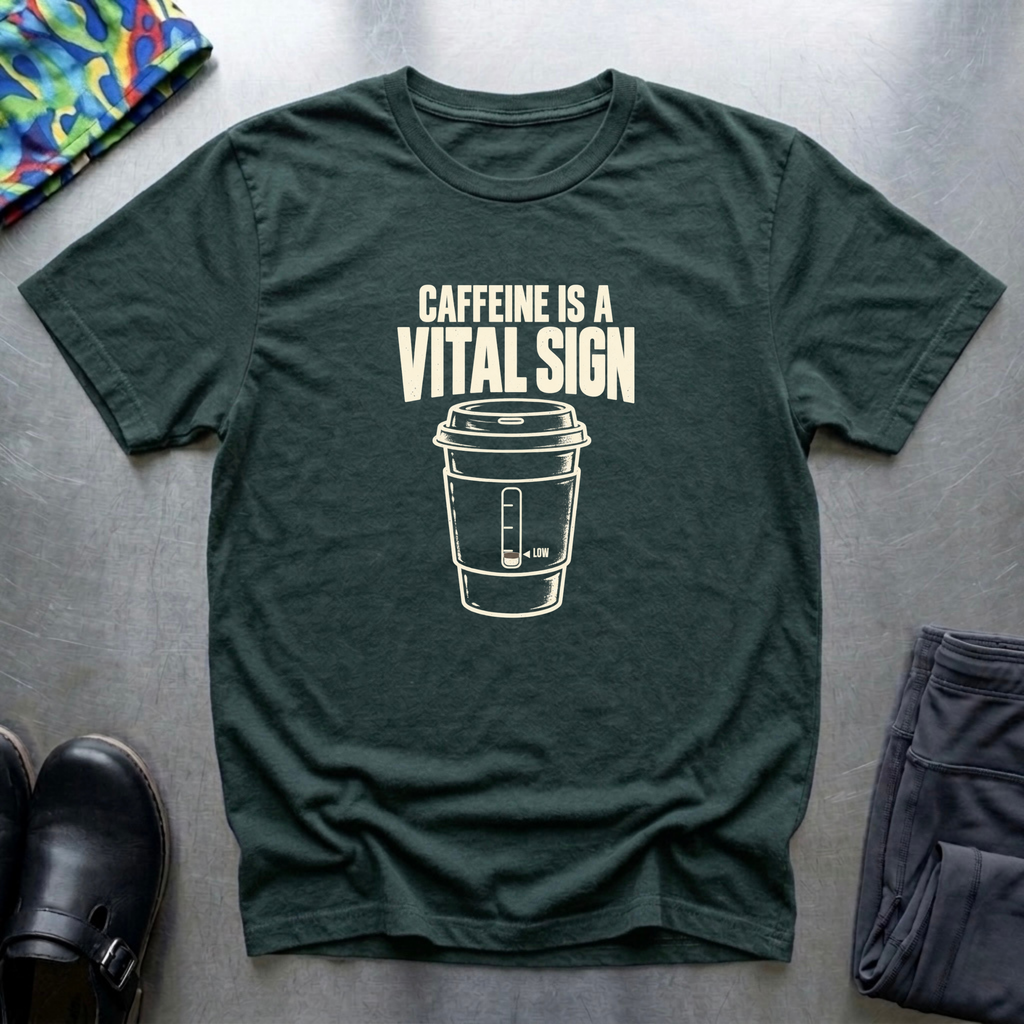 Caffeine is a Vital Sign T-Shirt