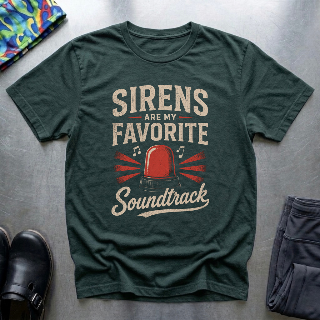 Sirens Are My Favorite Soundtrack T-Shirt