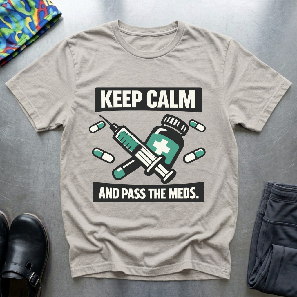 Keep calm and pass the meds T-Shirt