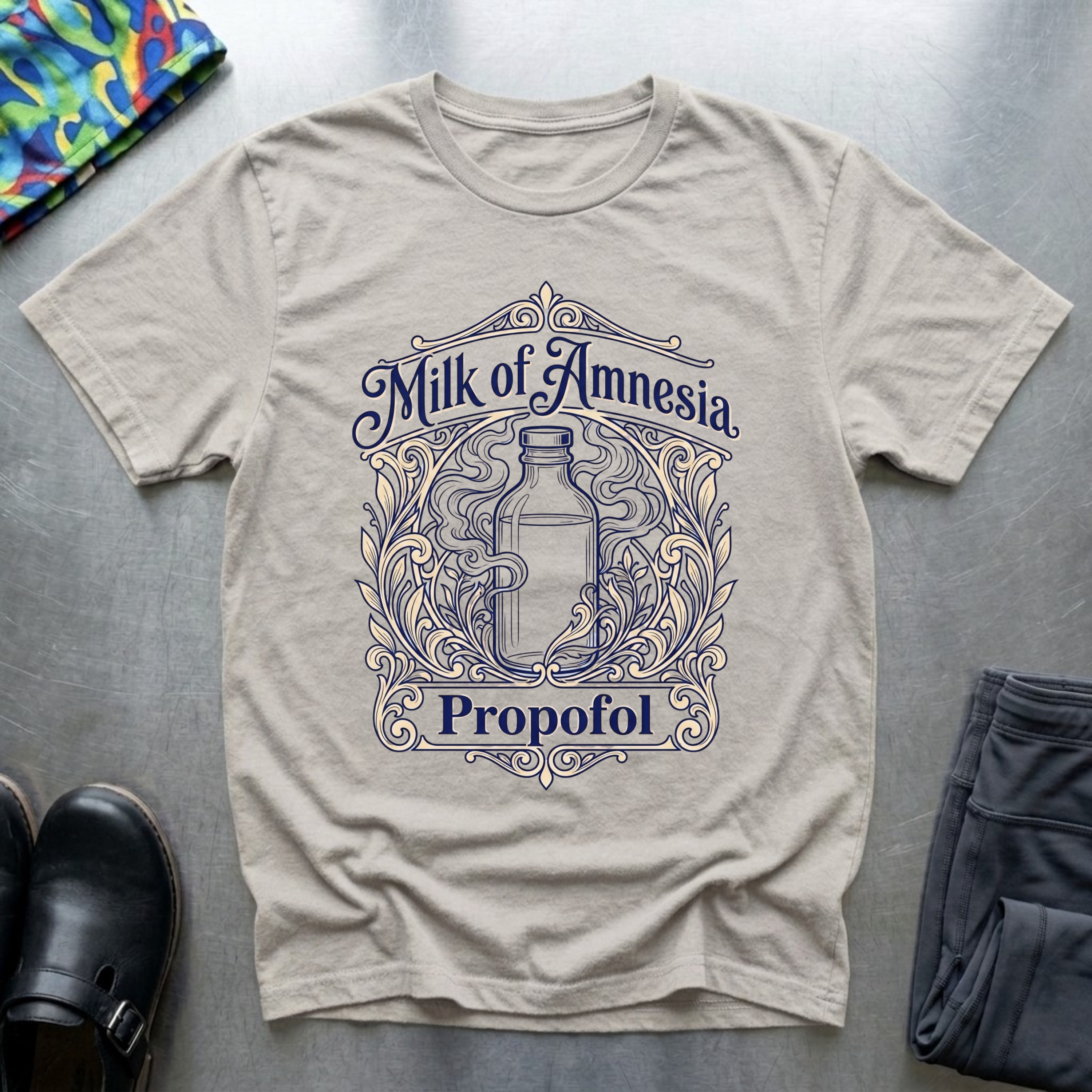 Milk of amnesia, propofol T-Shirt