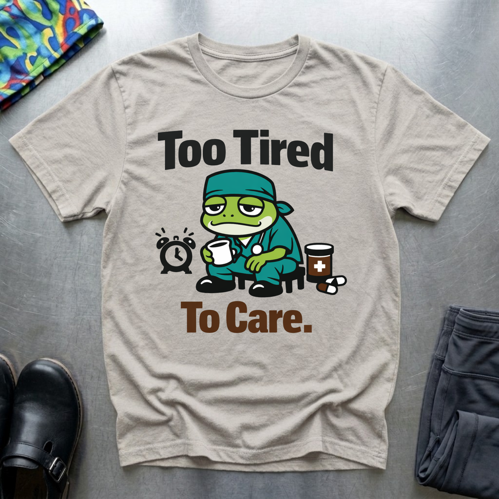 Too tired to care T-Shirt