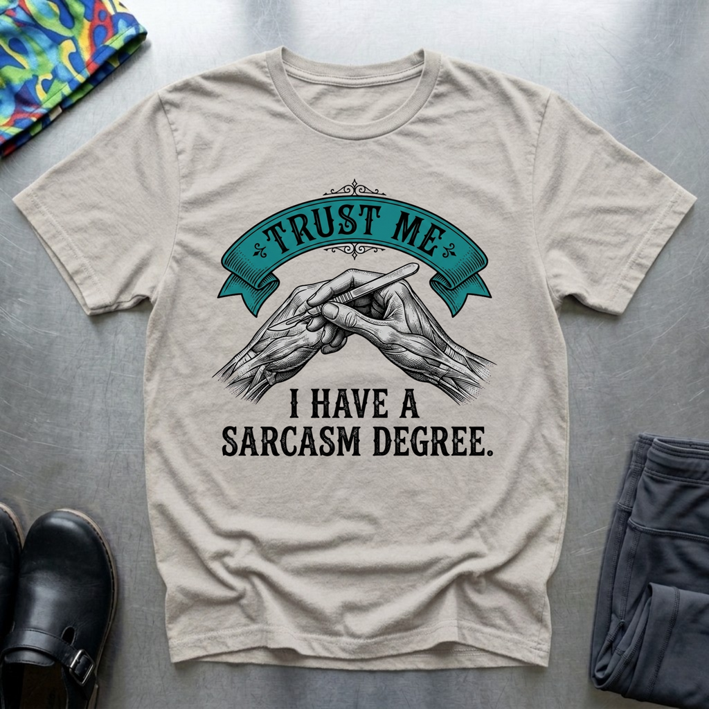 Trust me I have a sarcasm degree T-Shirt