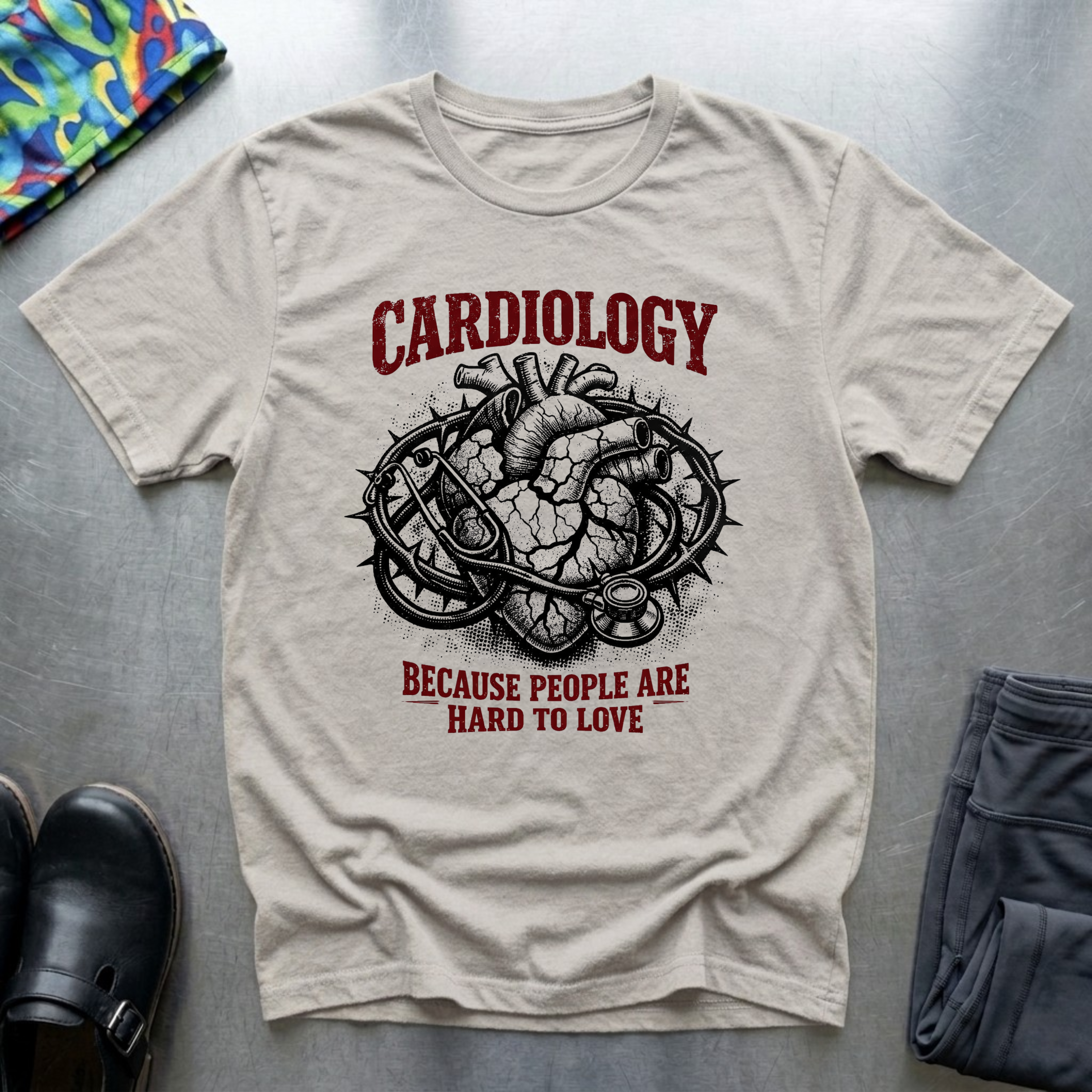 Cardiology, because people are hard to love T-Shirt