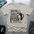 Doctor By Day, Coffee Addict Always T-Shirt