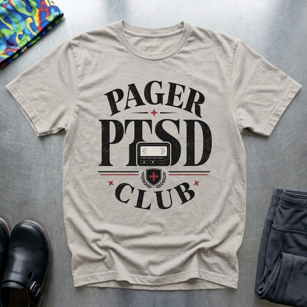 Pager PTSD Club 1 T-Shirt