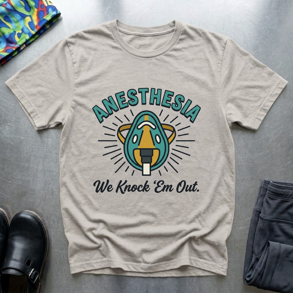 Anesthesia, We knock’em out T-Shirt