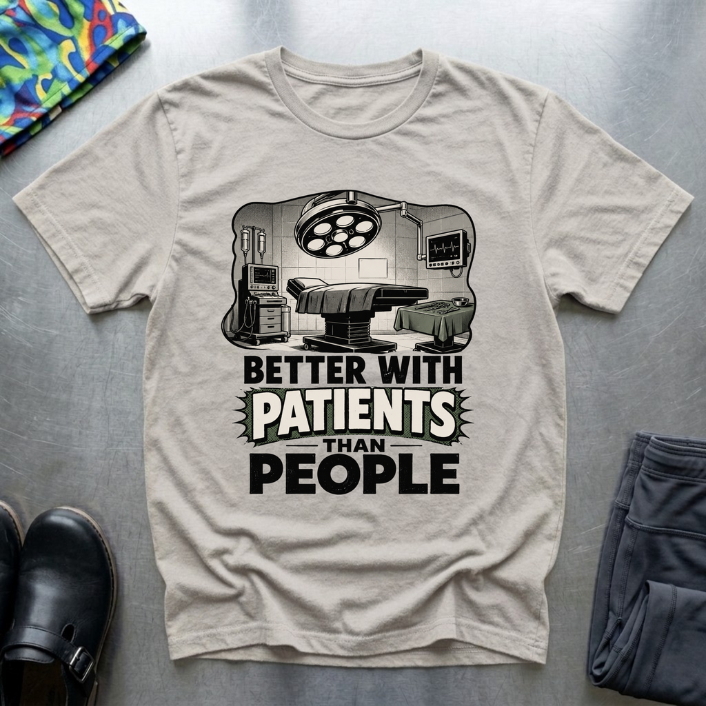 Better With Patients Than People T-Shirt