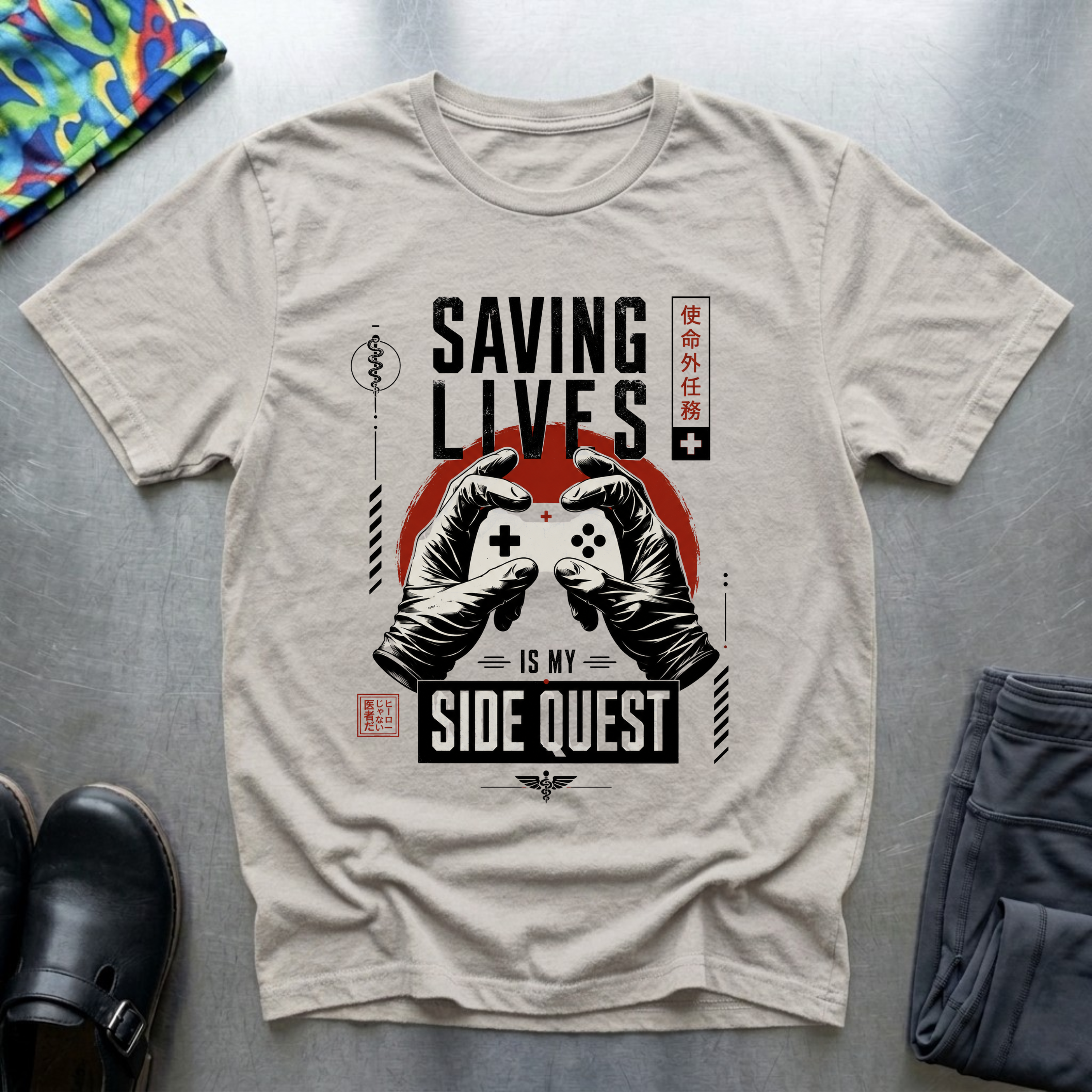 Saving Lives is My Side Quest T-Shirt