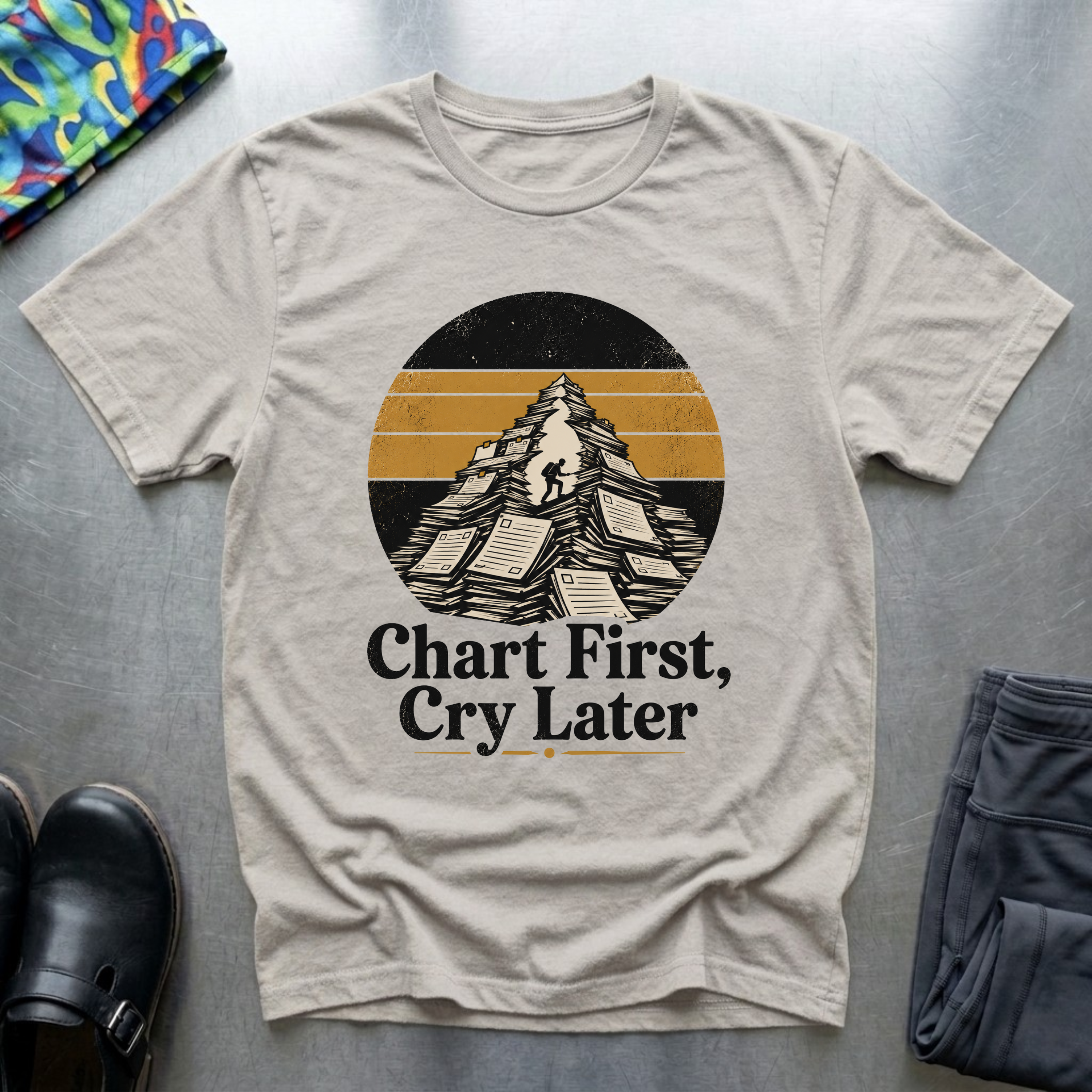 Chart First, Cry Later T-Shirt
