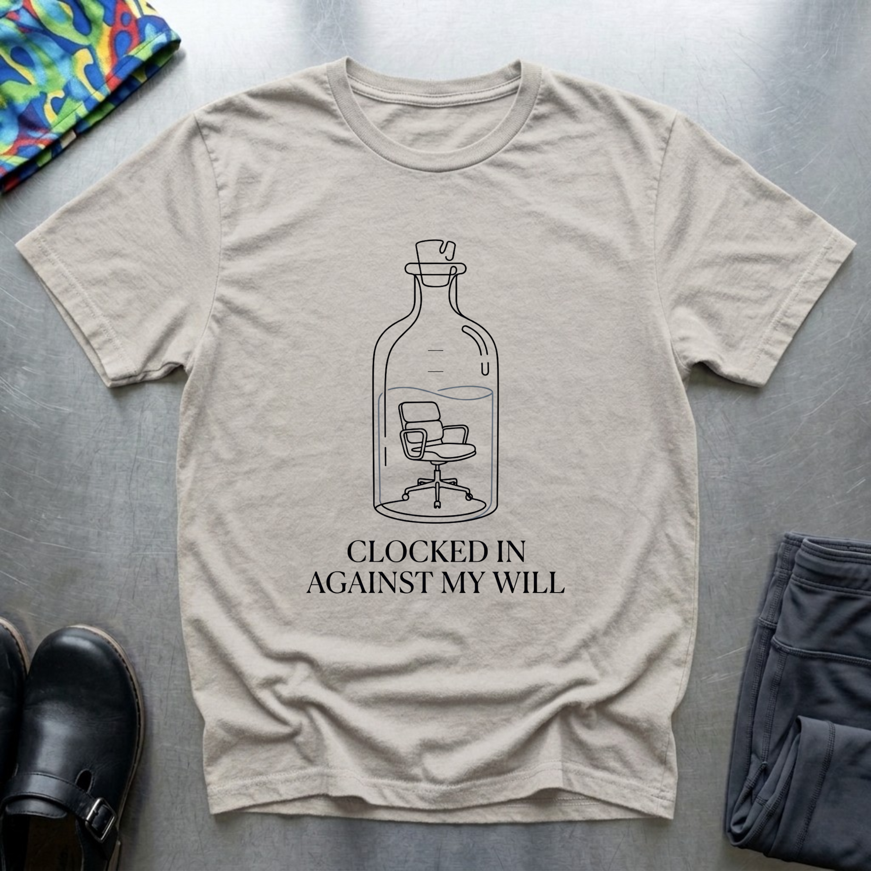 Clocked In Against My Will T-Shirt