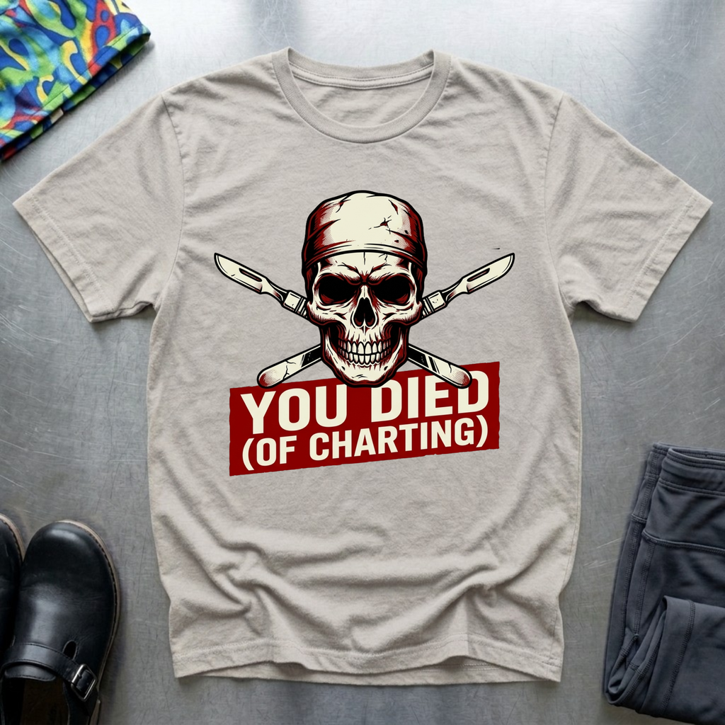 You Died Of Charting T-Shirt