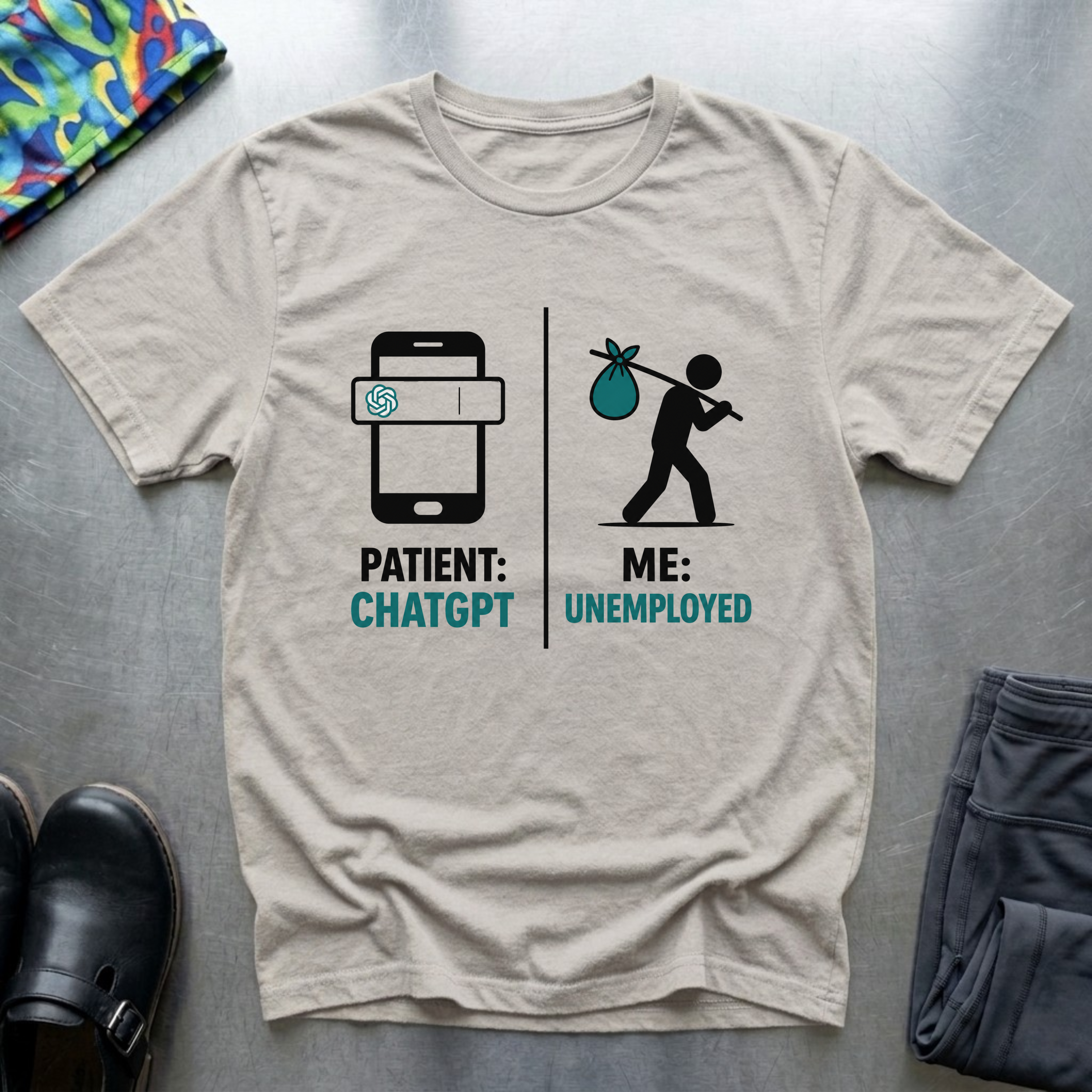 Patient: ChatGPT, Me: Unemployed T-Shirt