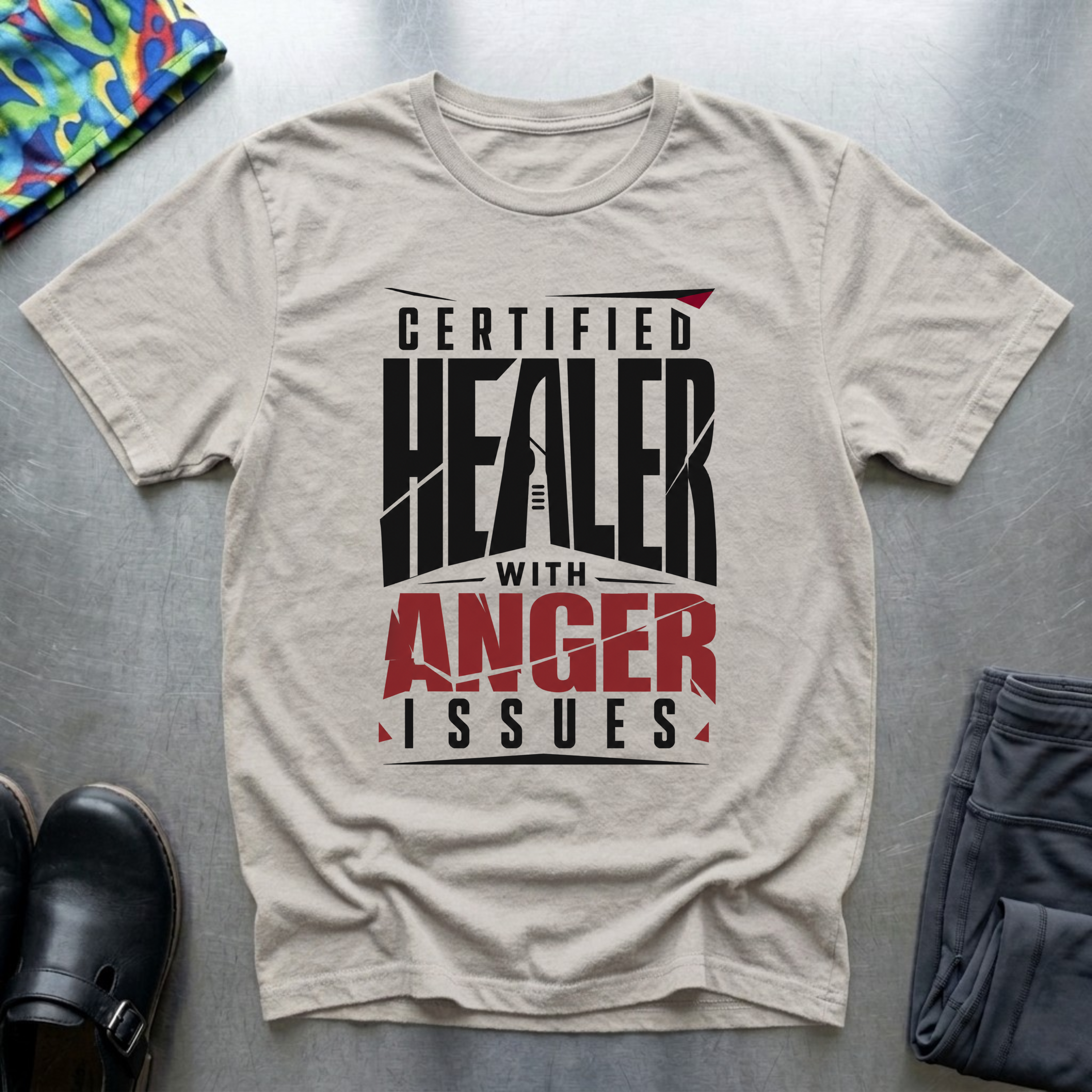 Certified Healer With Anger Issues T-Shirt