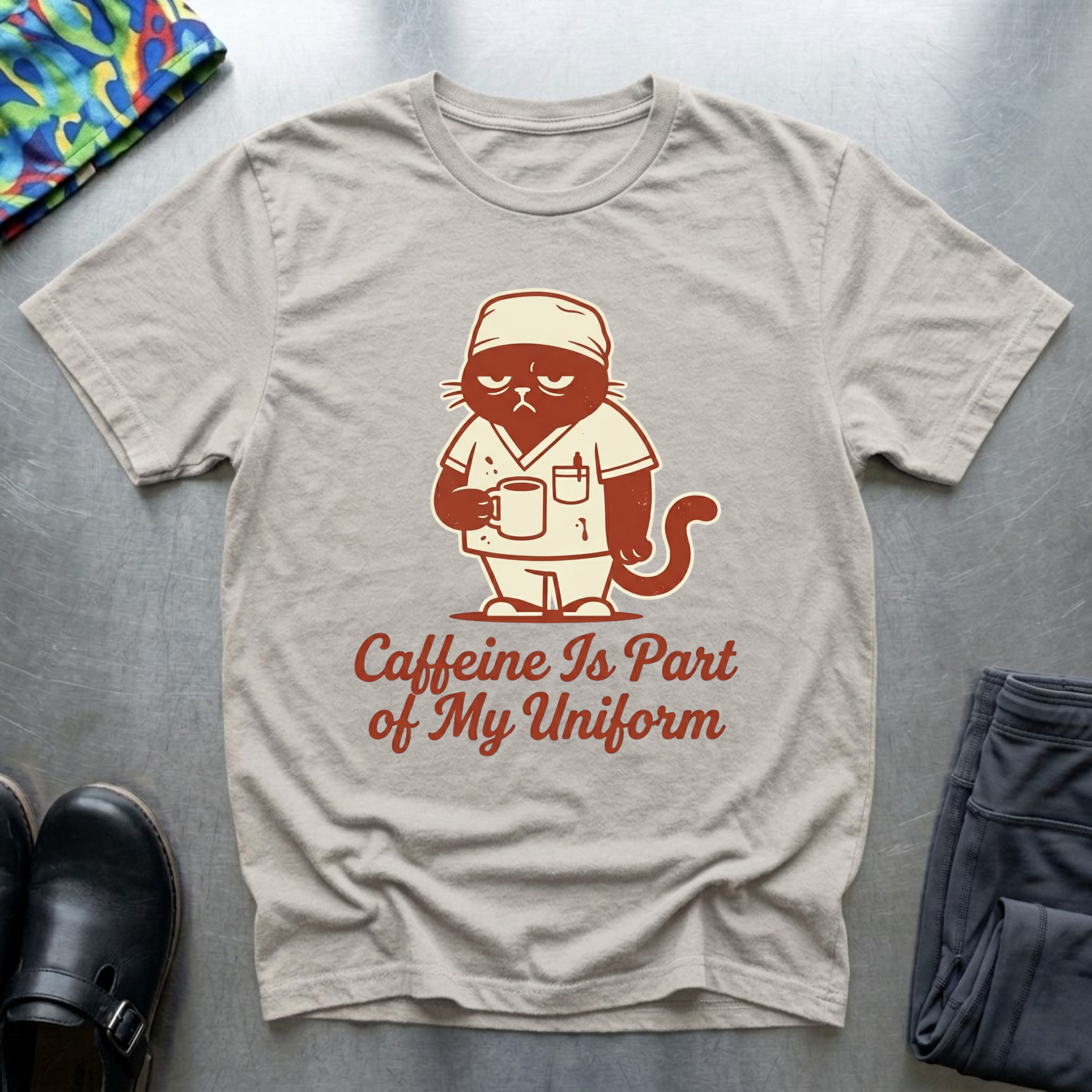 Caffeine Is Part Of My Uniform T-Shirt