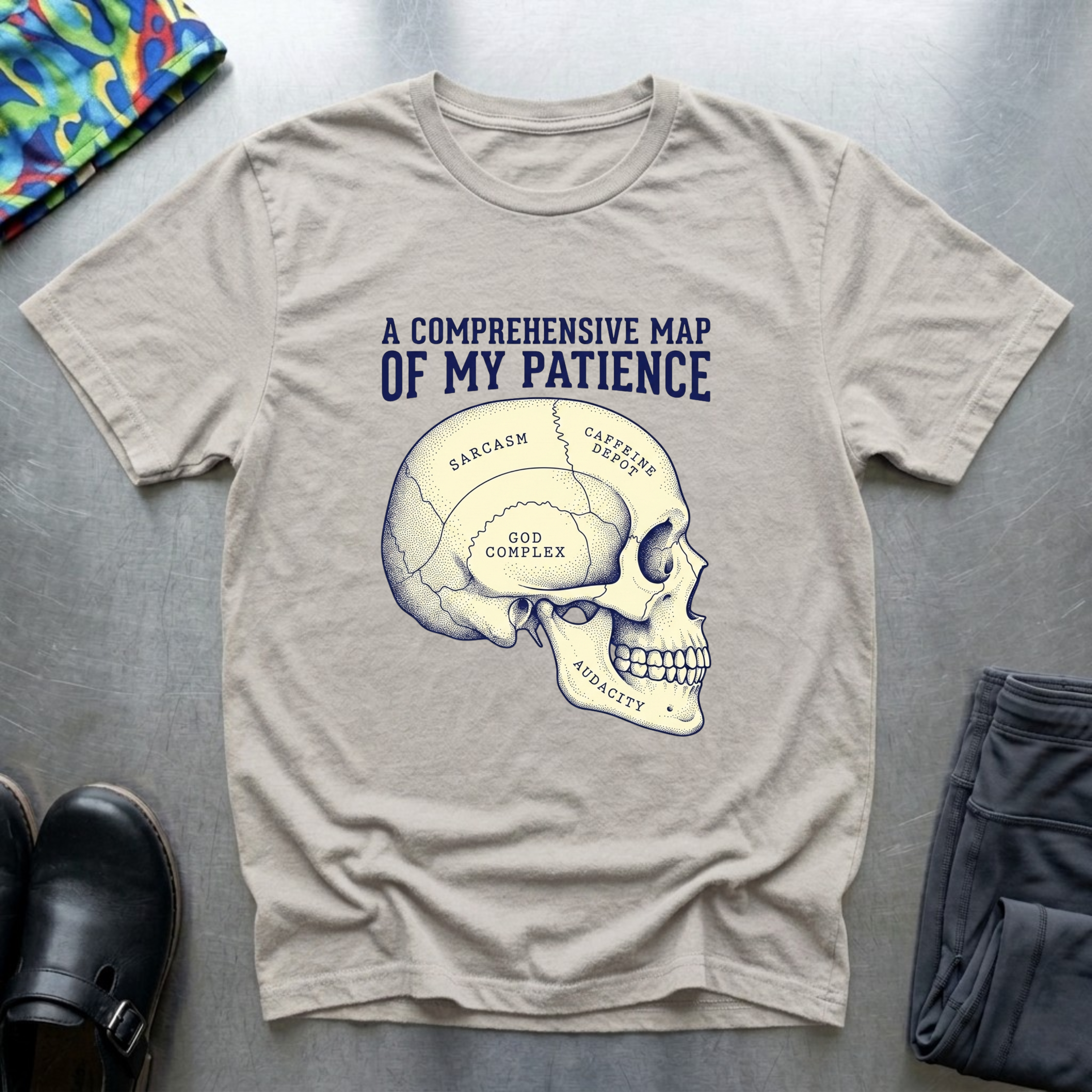A comprehensive map of my patience T-Shirt