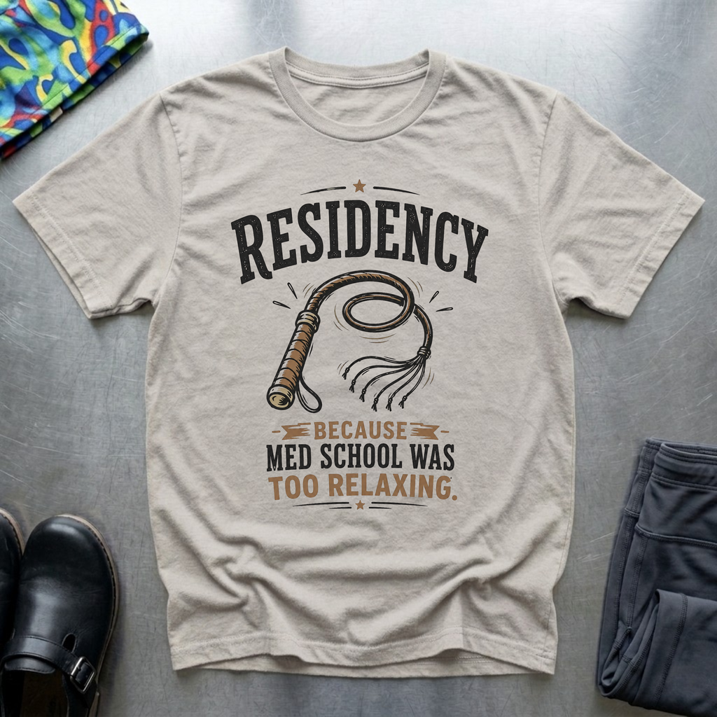 Residency, Because Med School Was Too Easy T-Shirt