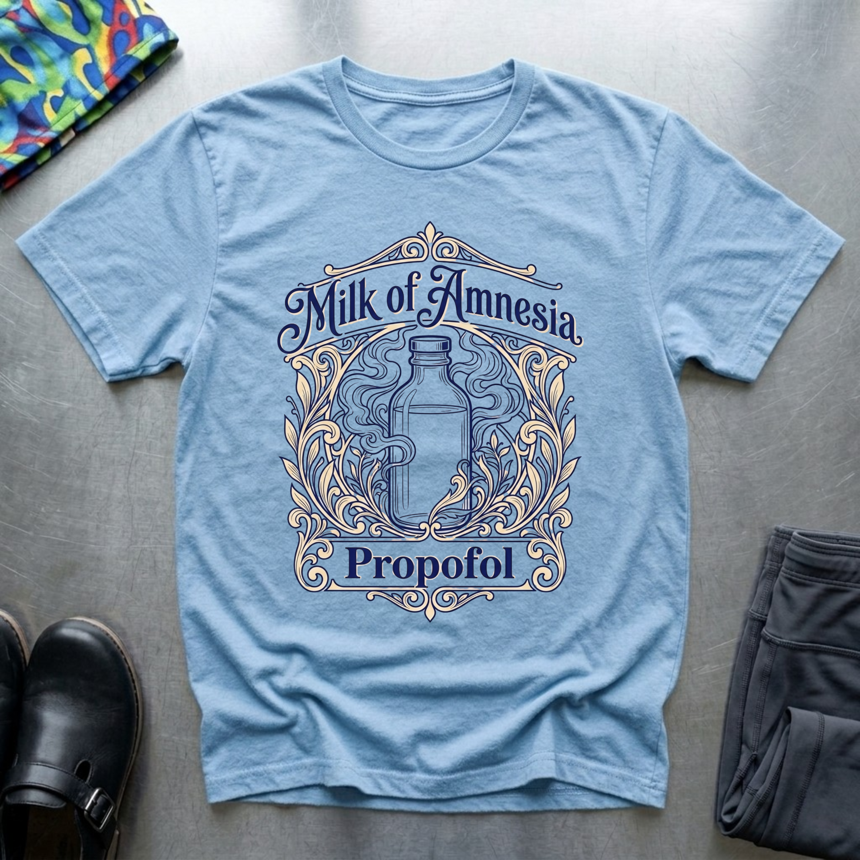 Milk of amnesia, propofol T-Shirt