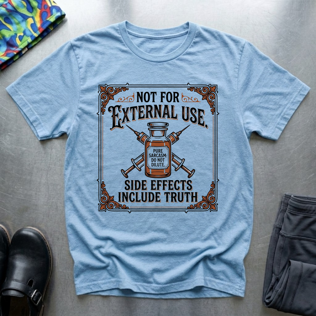 Not for external use, side effects include truth T-Shirt