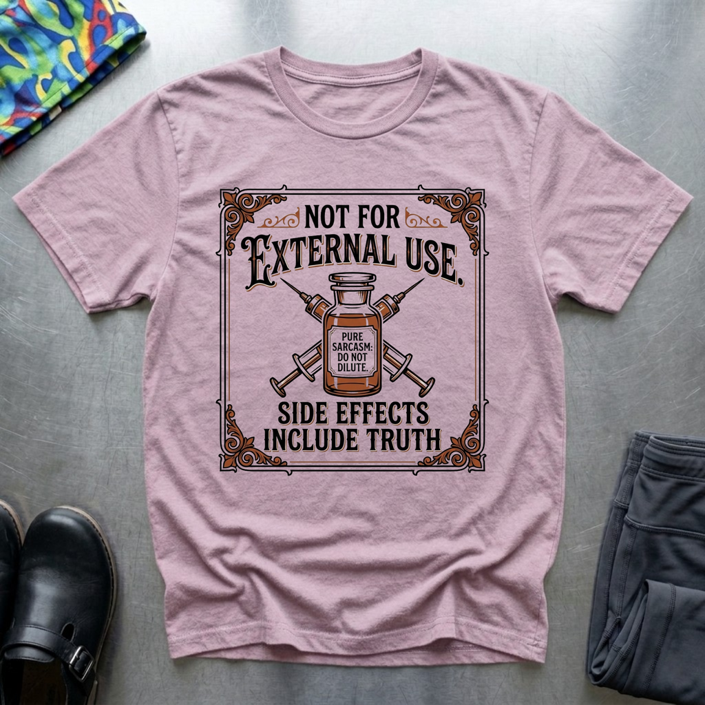 Not for external use, side effects include truth T-Shirt