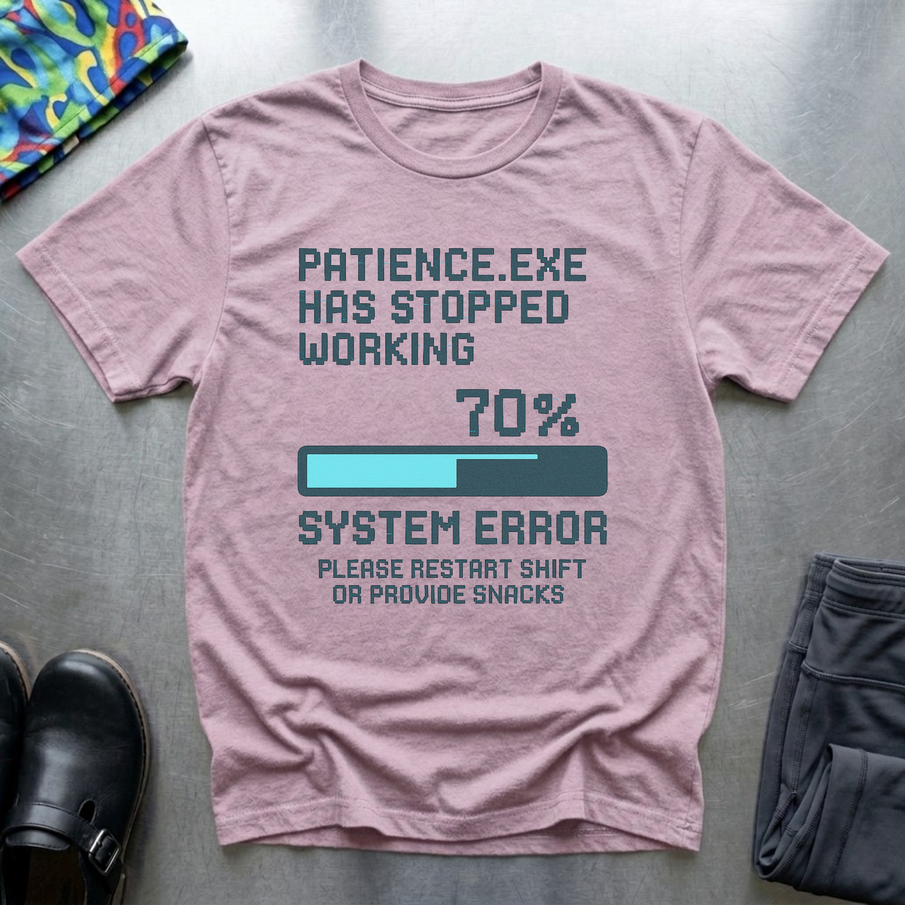 Patience.exe has stopped working T-Shirt